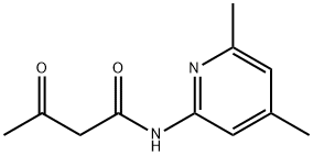 N-(4,6-DIMETHYL-2-PYRIDINYL)-3-OXOBUTANAMIDE Struktur