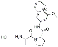 H-ALA-PRO-4M-BETA-NA HCL Struktur