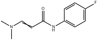 3-(DIMETHYLAMINO)-N-(4-FLUOROPHENYL)ACRYLAMIDE Struktur