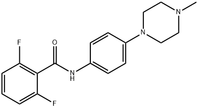 2,6-DIFLUORO-N-[4-(4-METHYLPIPERAZINO)PHENYL]BENZENECARBOXAMIDE Struktur