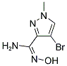 4-BROMO-1-METHYLPYRAZOLE-3-CARBOXAMIDOXIME Struktur