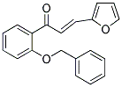 1-[2-(BENZYLOXY)PHENYL]-3-(2-FURYL)PROP-2-EN-1-ONE Struktur