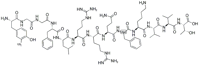 ([125I]-TYR)-DYNORPHIN B Struktur