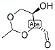 2,4-O-ETHYLIDENE-D-ERYTHROSE Struktur