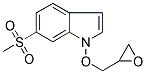 6-(METHYLSULFONYL)-1-(OXIRAN-2-YLMETHOXY)-1H-INDOLE Struktur