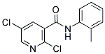 N3-(2-METHYLPHENYL)-2,5-DICHLORONICOTINAMIDE Struktur