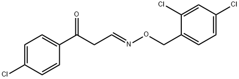 3-(4-CHLOROPHENYL)-3-OXOPROPANAL O-(2,4-DICHLOROBENZYL)OXIME Struktur