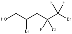 2,5-DIBROMO-4-CHLORO-4,4,5-TRIFLUOROPENTAN-1-OL Struktur