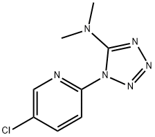 1-(5-CHLORO-2-PYRIDINYL)-N,N-DIMETHYL-1H-1,2,3,4-TETRAAZOL-5-AMINE Struktur