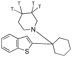 BTCP [PIPERIDYL-3,4-3H]- Struktur