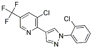 3-CHLORO-2-[1-(2-CHLOROPHENYL)-1H-PYRAZOL-4-YL]-5-(TRIFLUOROMETHYL)PYRIDINE Struktur