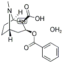 BENZOYLECGONINE HYDRATE Struktur