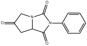 2-PHENYLDIHYDRO-1H-PYRROLO[1,2-C]IMIDAZOLE-1,3,6(2H,5H)-TRIONE Struktur