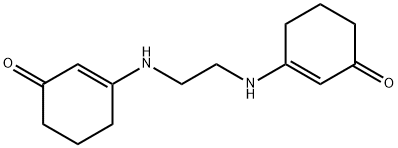 3-((2-((3-OXOCYCLOHEX-1-ENYL)AMINO)ETHYL)AMINO)CYCLOHEX-2-EN-1-ONE Struktur