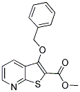 METHYL 3-(BENZYLOXY)THIENO[2,3-B]PYRIDINE-2-CARBOXYLATE Struktur