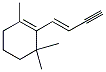 (E)-BUTEN-3-YNYL-2,6,6-TRIMETHYL-1-CYCLOHEXENE Struktur