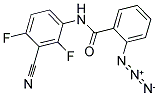 N1-(3-CYANO-2,4-DIFLUOROPHENYL)-2-AZIDOBENZAMIDE Struktur