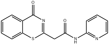 2-(4-OXO-4H-1,3-BENZOTHIAZIN-2-YL)-N-(2-PYRIDINYL)ACETAMIDE Struktur