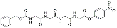 Z-GLY-GLY-GLY-GLY-ONP Struktur