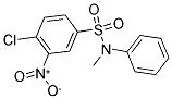 4-CHLORO-N-METHYL-3-NITRO-N-PHENYLBENZENESULFONAMIDE Struktur