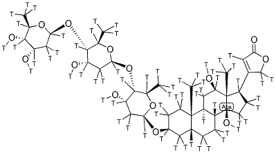 DIGOXIN [3H(G)] Struktur