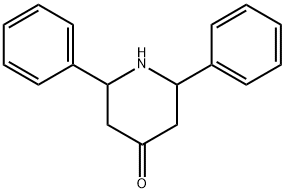 2,6-DIPHENYLPIPERIDIN-4-ONE Struktur