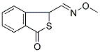 3-OXO-1,3-DIHYDRO-2-BENZOTHIOPHENE-1-CARBALDEHYDE O-METHYLOXIME Struktur