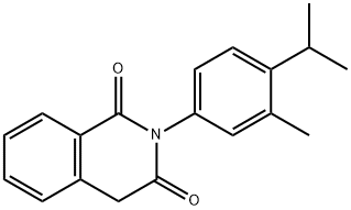 2-(3-METHYL-4-(ISOPROPYL)PHENYL)-2,4-DIHYDROISOQUINOLINE-1,3-DIONE Struktur