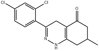 3-(2,4-DICHLOROPHENYL)-7-METHYL-1,4,6,7,8-PENTAHYDROCINNOLIN-5-ONE Struktur