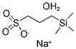 2,2-DIMETHYL-2-SILAPENTANE-5-SULFONATE, SODIUM SALT HYDRATE Struktur