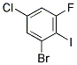 1-BROMO-5-CHLORO-3-FLUORO-2-IODOBENZENE Struktur