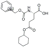 Z-GLU(OCHEX)-OH Struktur