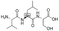 H-VAL-LEU-SER-OH Struktur