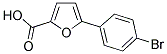 5-(4-BROMO-PHENYL)-FURAN-2-CARBOXYLIC ACID Struktur