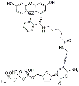 FLUORESCEIN-12-DDCTP Struktur