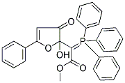 METHYL 2-(2-HYDROXY-3-OXO-5-PHENYL-2,3-DIHYDROFURAN-2-YL)-2-(1,1,1-TRIPHENYL-LAMBDA5-PHOSPHANYLIDENE)ACETATE Struktur