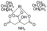 AMMONIUM BISMUTH CITRATE-10-HYDRATE Struktur