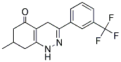 7-METHYL-3-(3-(TRIFLUOROMETHYL)PHENYL)-1,4,6,7,8-PENTAHYDROCINNOLIN-5-ONE Struktur