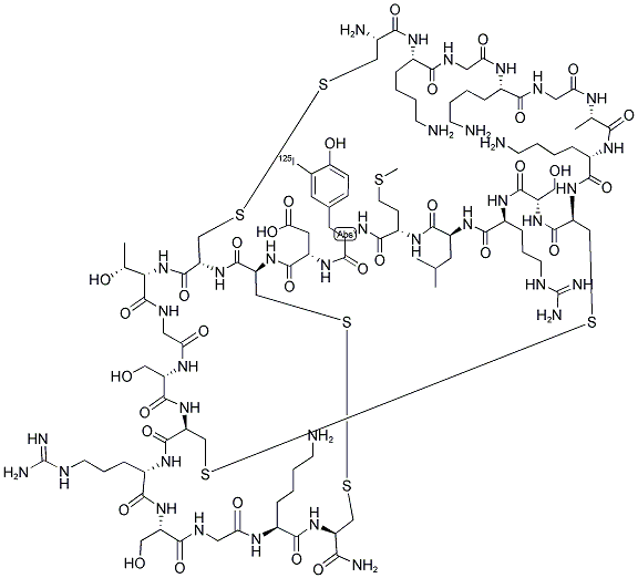 OMEGA-CONOTOXIN MVIIA, [125I]- Struktur