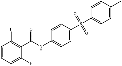 2,6-DIFLUORO-N-(4-[(4-METHYLPHENYL)SULFONYL]PHENYL)BENZENECARBOXAMIDE Struktur