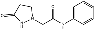 2-(3-OXOTETRAHYDRO-1H-PYRAZOL-1-YL)-N-PHENYLACETAMIDE Struktur