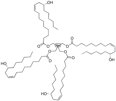 PENTAERYTHRITOL TETRARICINOLEATE Struktur