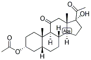 5-BETA-PREGNAN-3-ALPHA, 17-DIOL-11,20-DIONE 3-ACETATE Struktur