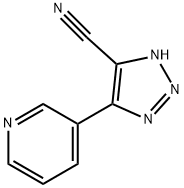 4-(3-PYRIDYL)-1H-1,2,3-TRIAZOLE-5-CARBONITRILE Struktur