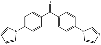 BIS[4-(1H-IMIDAZOL-1-YL)PHENYL]METHANONE Struktur