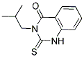 3-ISOBUTYL-2-THIOXO-1,2,3,4-TETRAHYDROQUINAZOLIN-4-ONE Struktur