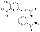 2-(3-(4-CHLORO-3-NITROPHENYL)PROP-2-ENOYLAMINO)BENZAMIDE Struktur