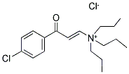 [3-(4-CHLOROPHENYL)-3-OXOPROP-1-ENYL](TRIPROPYL)AMMONIUM CHLORIDE Struktur