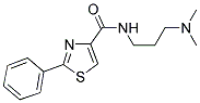 N-[3-(DIMETHYLAMINO)PROPYL]-2-PHENYL-1,3-THIAZOLE-4-CARBOXAMIDE Struktur