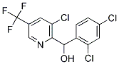 [3-CHLORO-5-(TRIFLUOROMETHYL)-2-PYRIDINYL](2,4-DICHLOROPHENYL)METHANOL Struktur